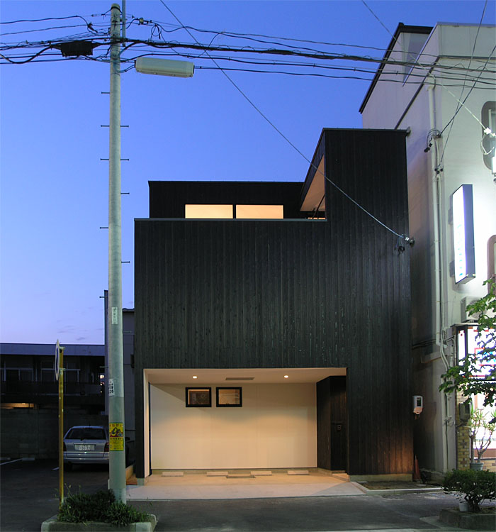 夜景 一ノ宮の家
